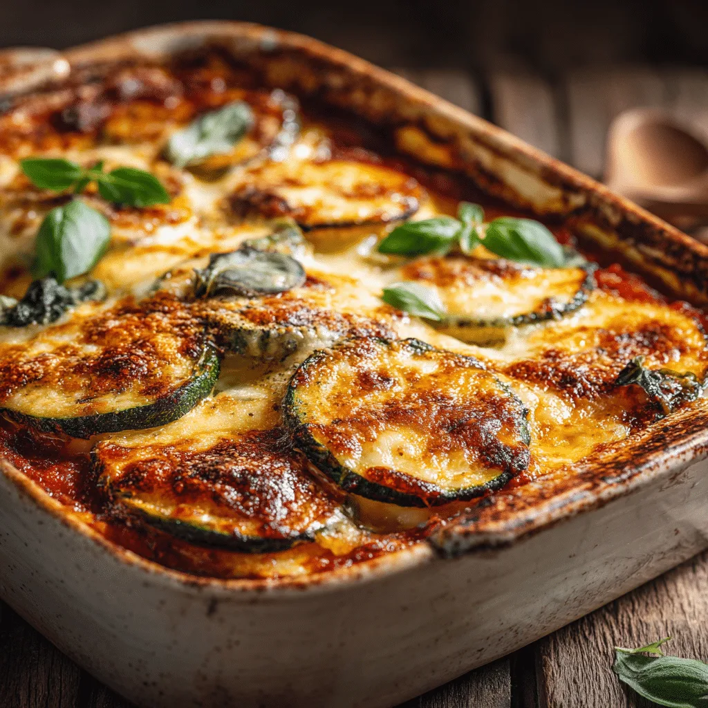 Baked Zucchini Parmesan Recipe - Recipe Image