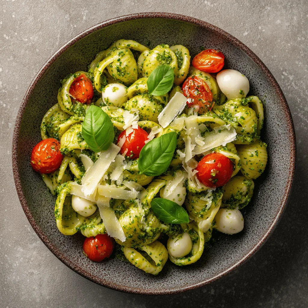 Pesto Pasta Salad Recipe - Recipe Image