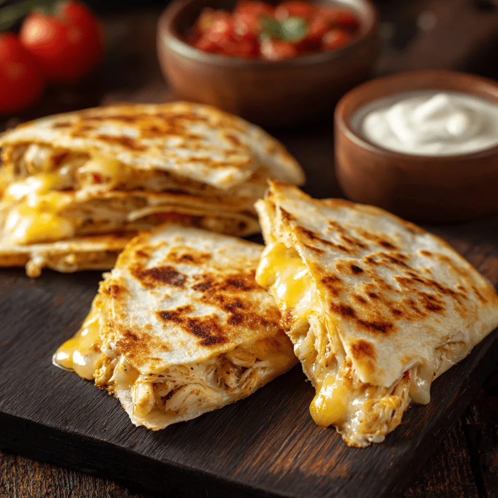 Mini Chicken Quesadillas Recipe - Recipe Image