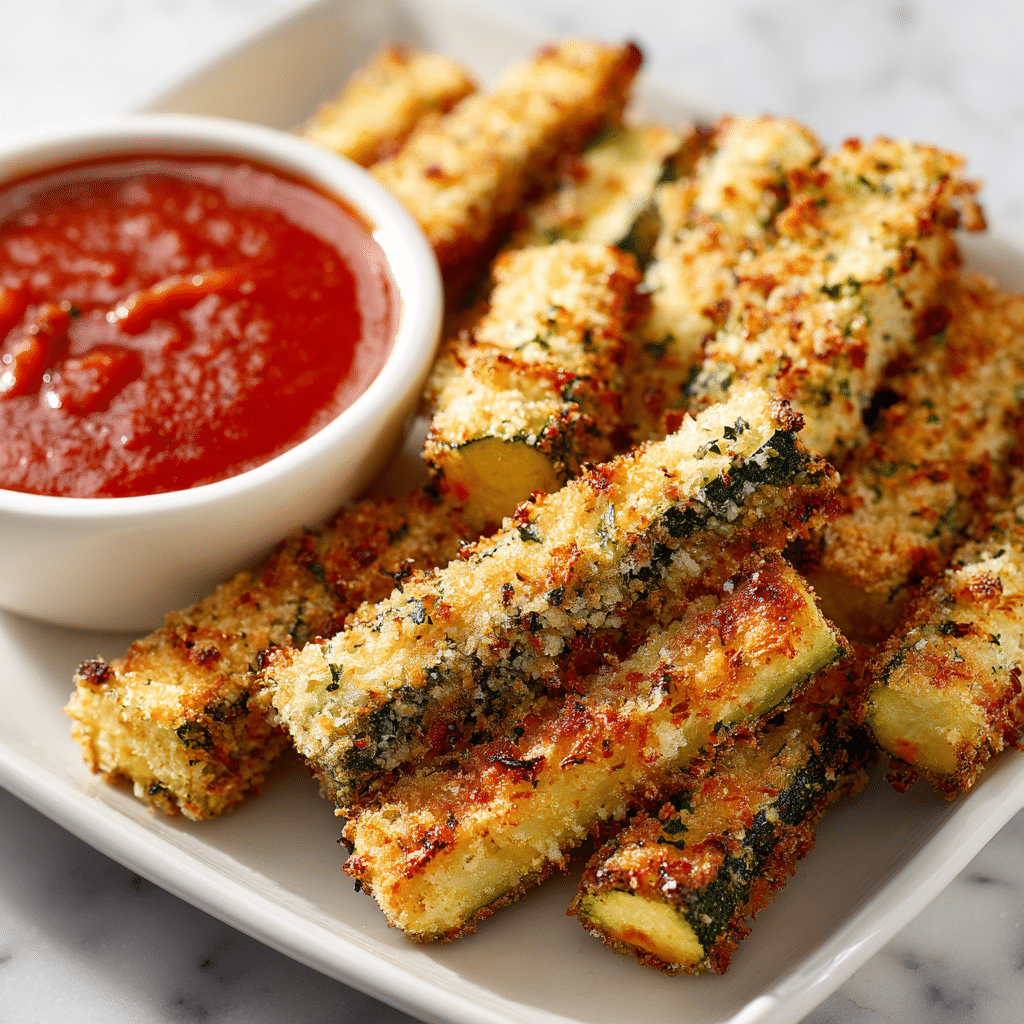 Zucchini Parmesan Fries Recipe - Recipe Image