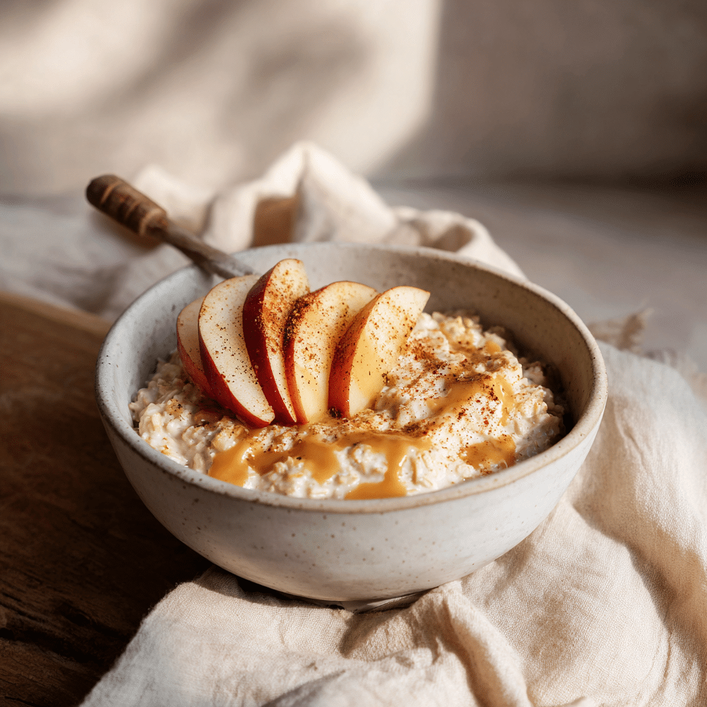 Apple Cinnamon Oatmeal Without Sugar (Naturally Sweetened!) Recipe - Recipe Image