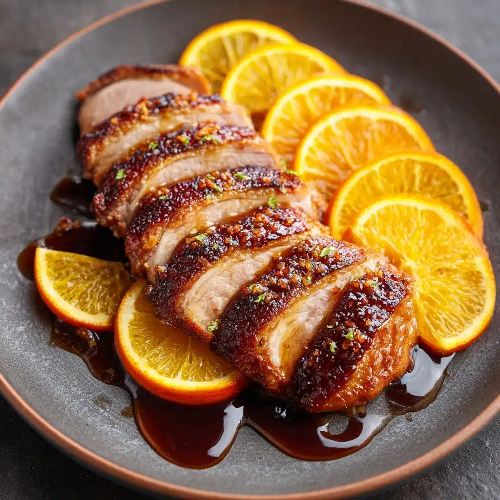 Crispy Duck Breast with Orange Glaze Recipe - Recipe Image