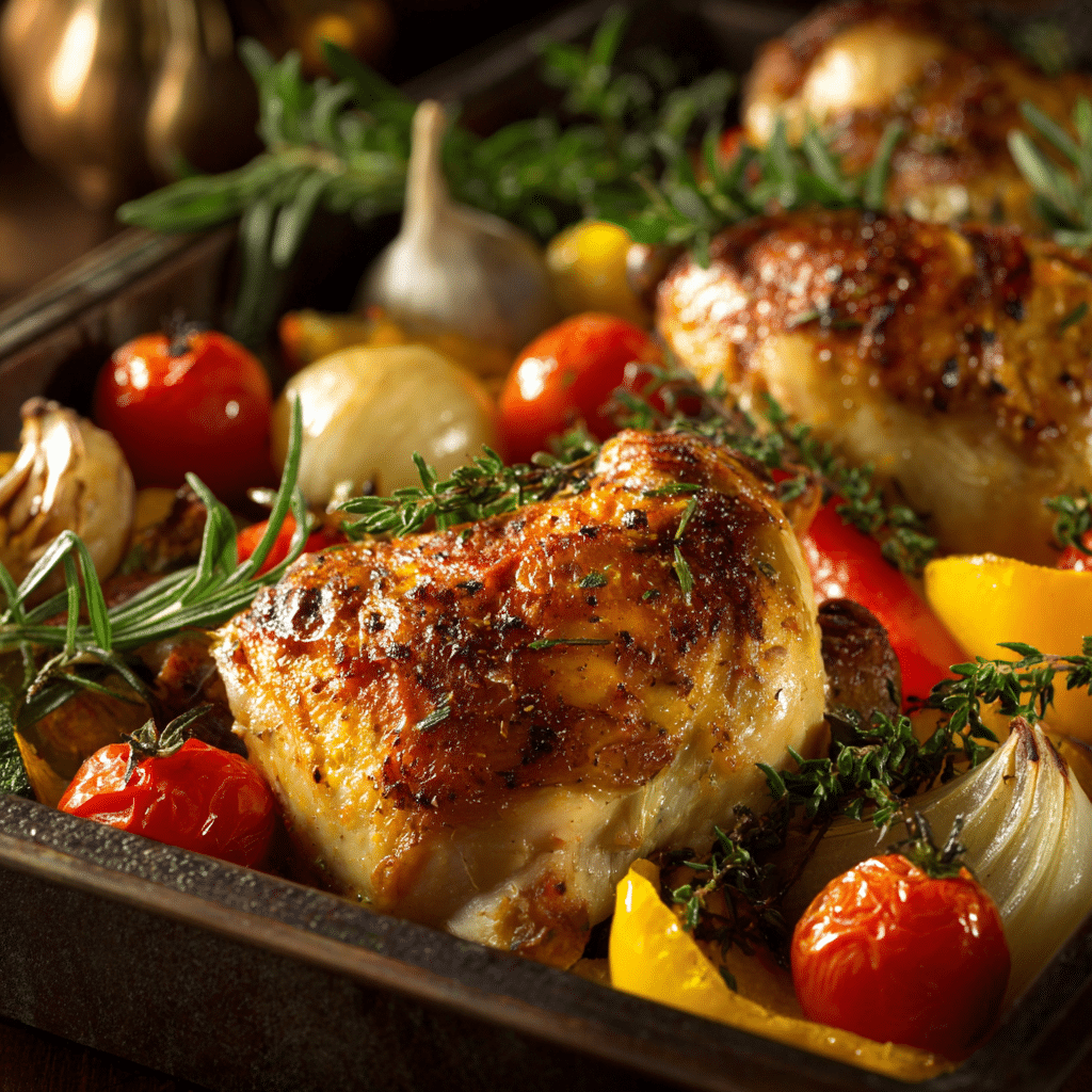 Creamy Garlic Parmesan Chicken Bake Recipe - Recipe Image