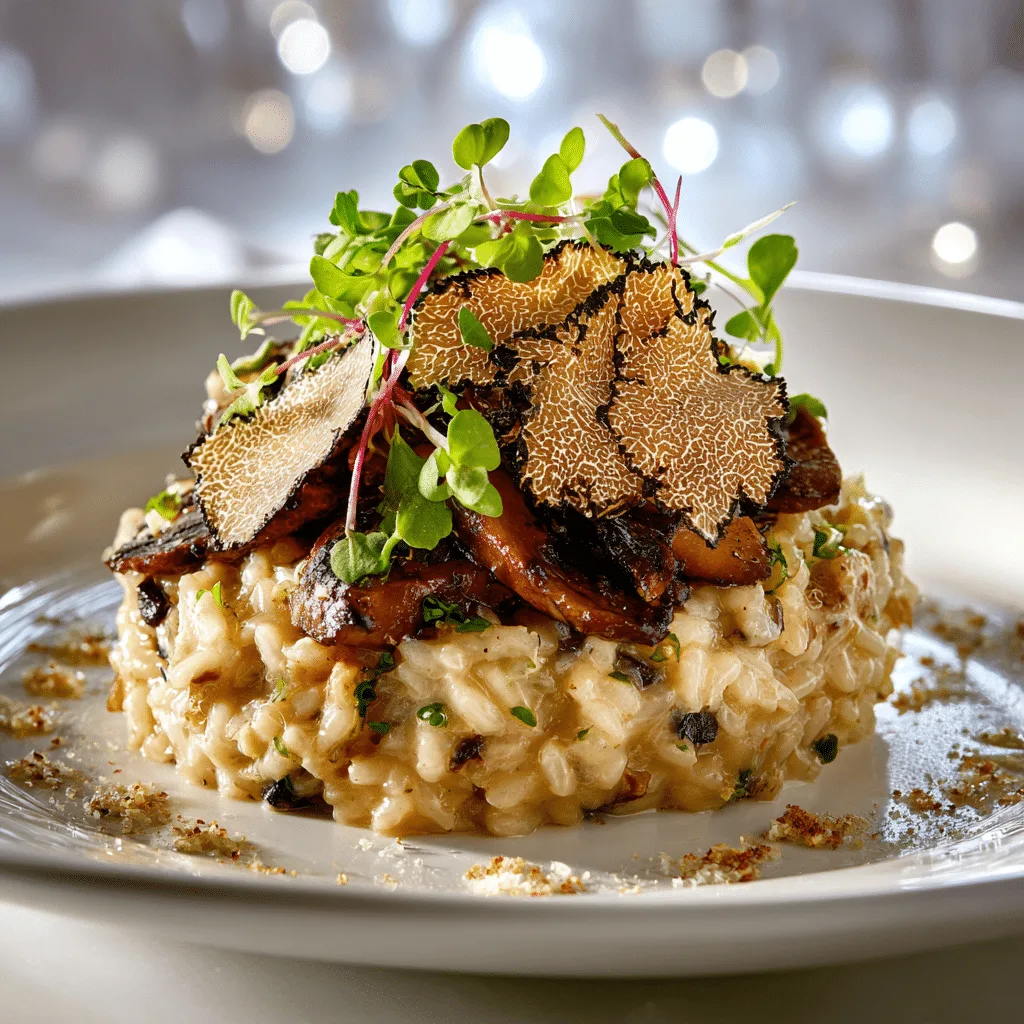 Truffle Mushroom Risotto Recipe - Recipe Image