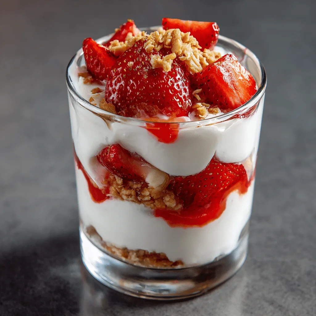 Strawberry Yogurt Parfait Recipe - Recipe Image