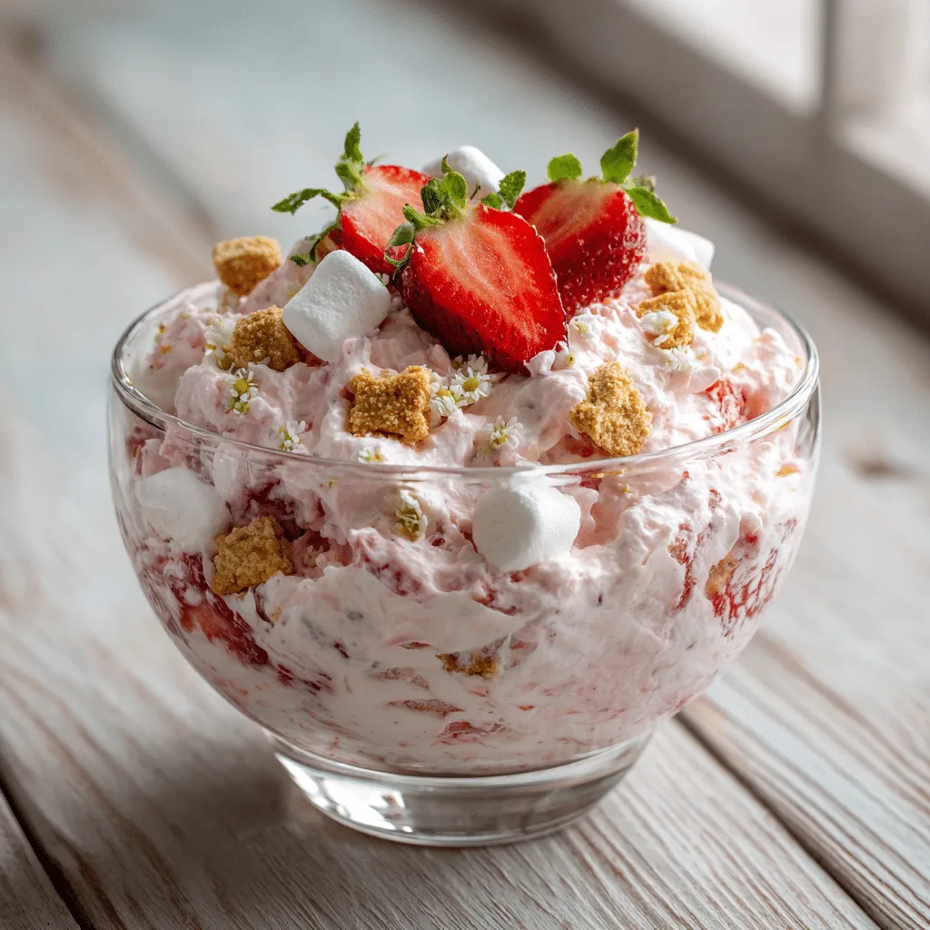 Strawberry Shortcake Fluff Salad Recipe - Recipe Image