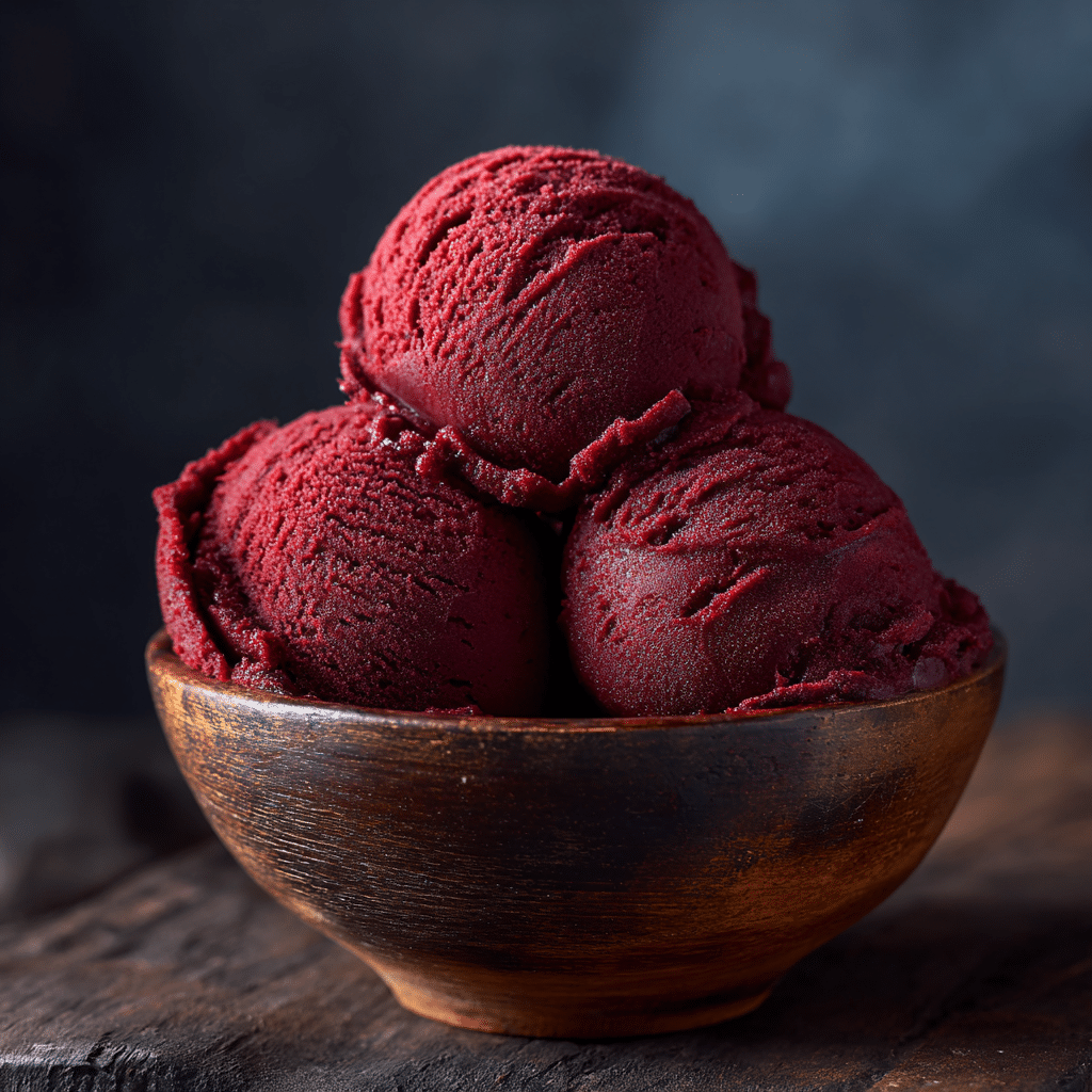 Beetroot Chocolate Nice Cream: Red Velvet Healthy Ice Cream Recipe - Recipe Image