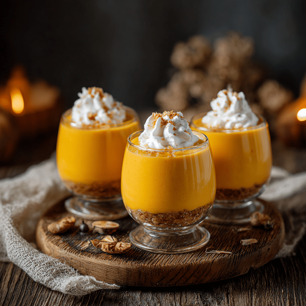 Golden Pumpkin Coconut Cups: Fall in a Bite Recipe - Recipe Image