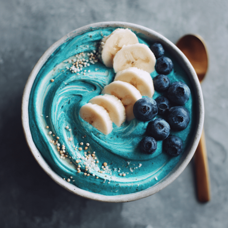 Blue Spirulina Banana Nice Cream: Ocean Vibes Recipe