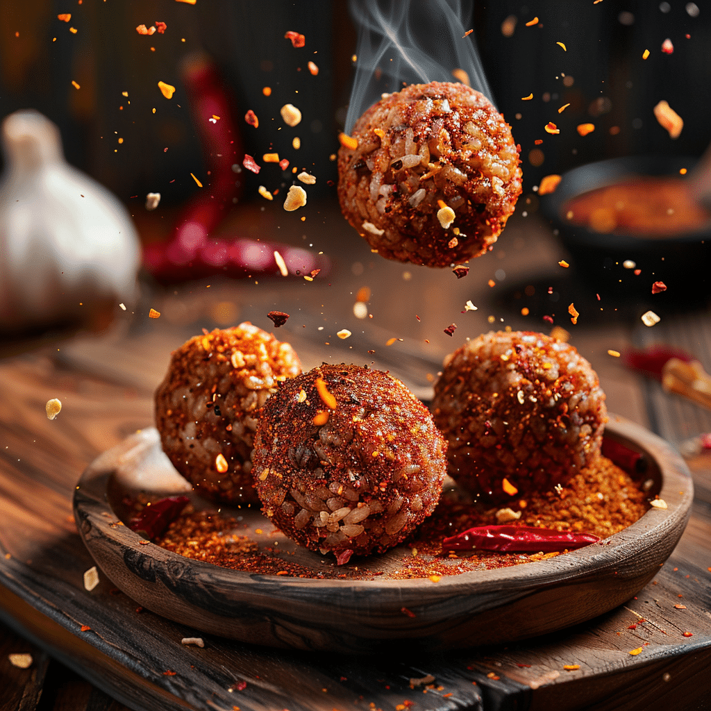 No-Water Spicy Rice Balls: Endurance Test Recipe - Recipe Image