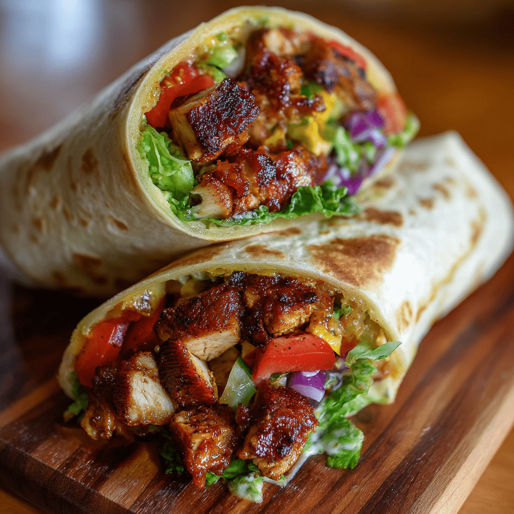 Chicken Shawarma Wrap Recipe - Recipe Image