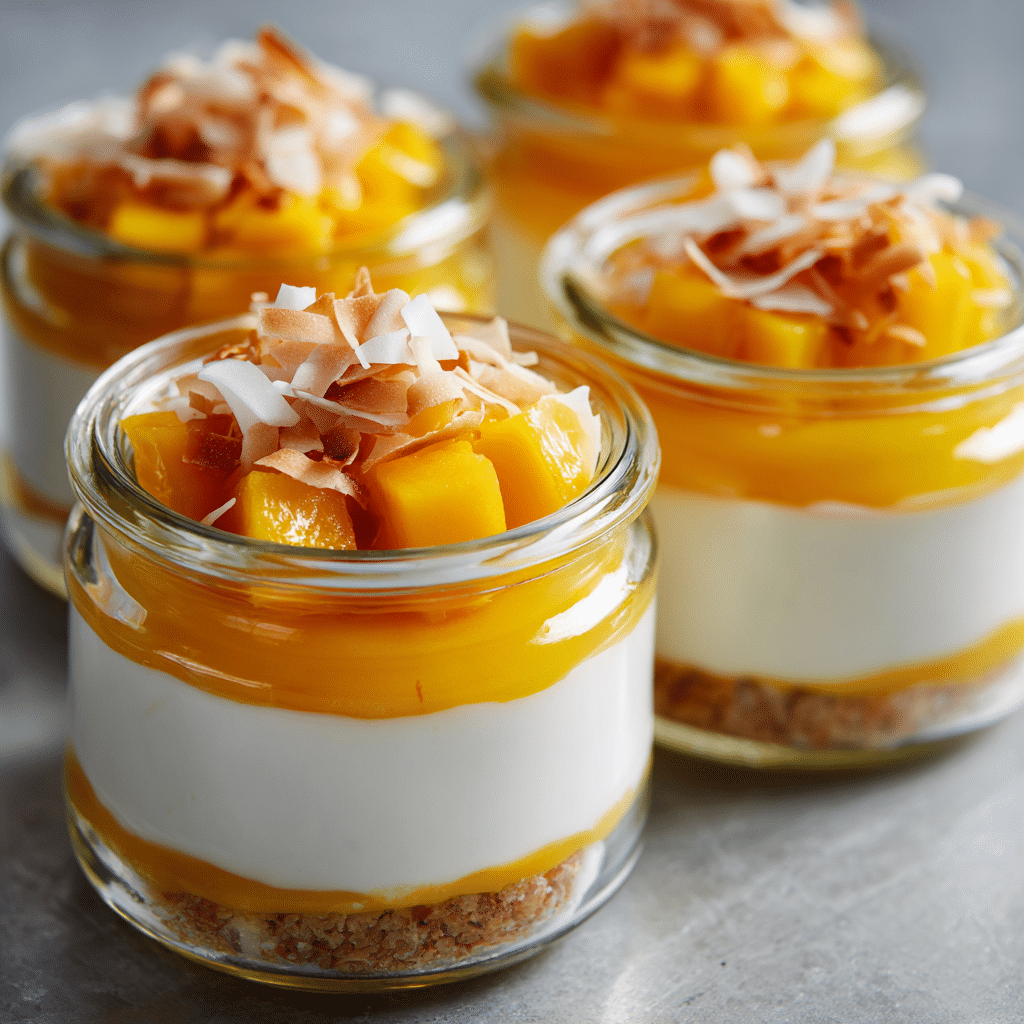 Tropical Mango Coconut Cups Recipe - Recipe Image