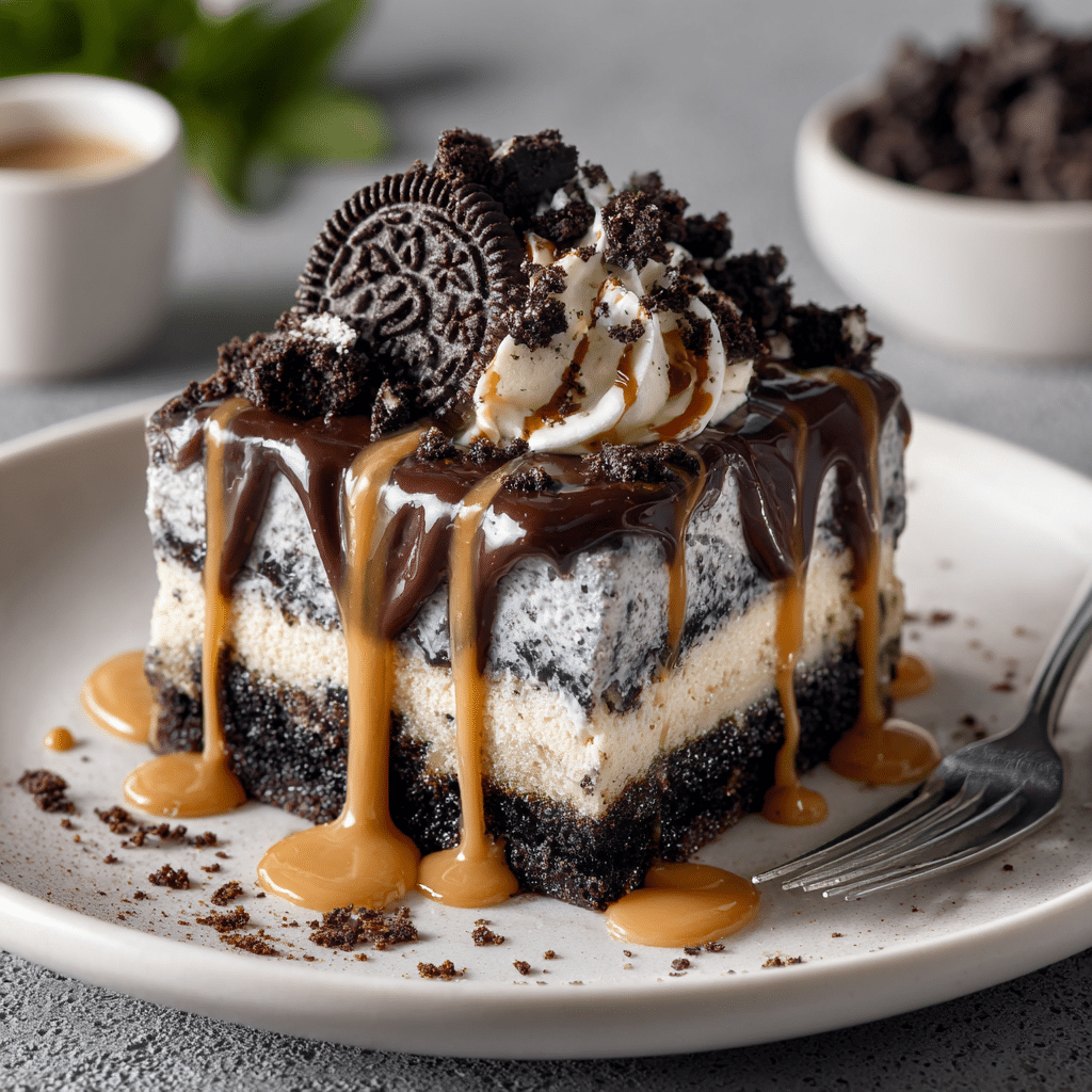 Cookies & Cream Layered Dessert Recipe - Recipe Image