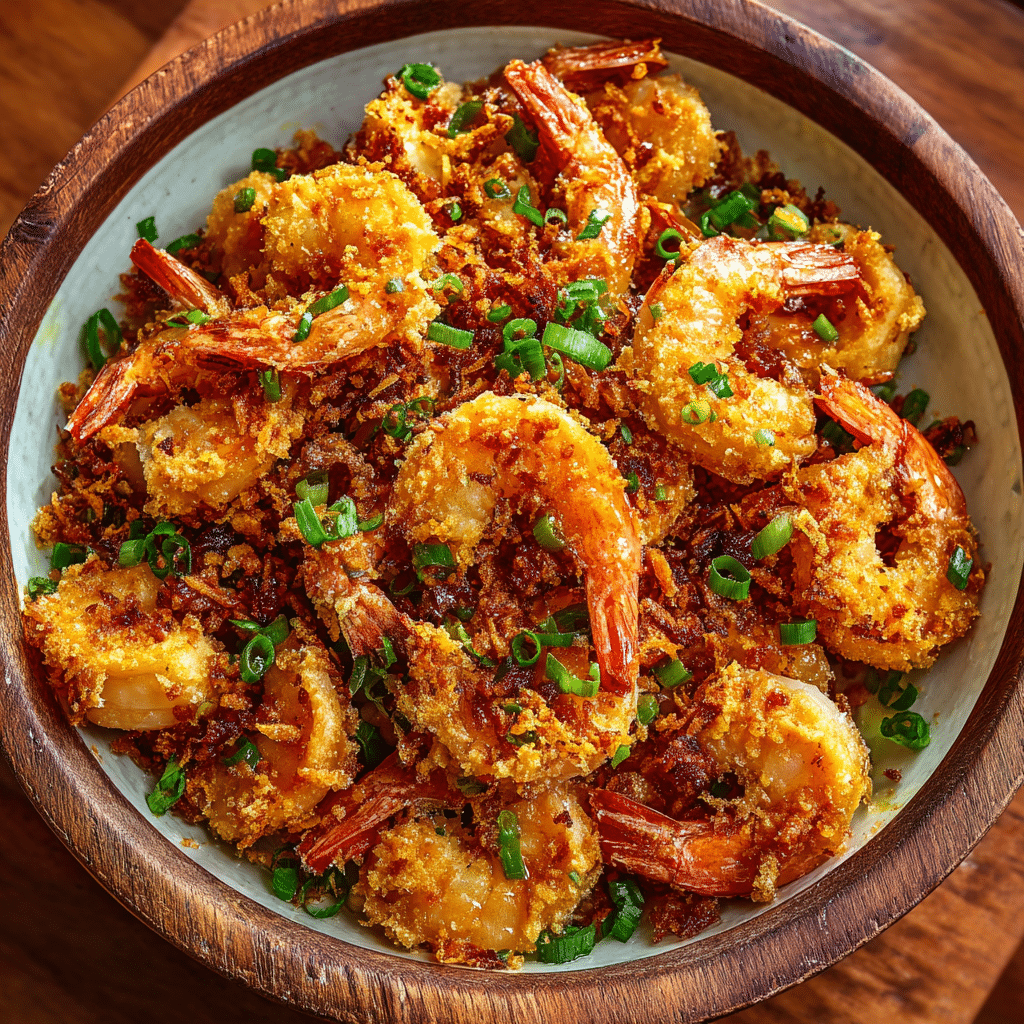 Crispy Garlic Butter Shrimp Recipe - Recipe Image