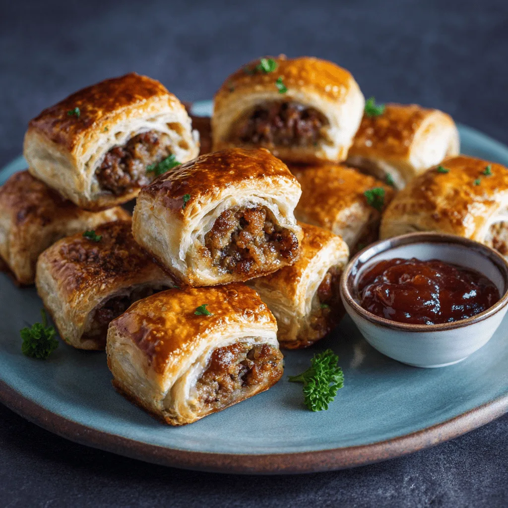 Mini Sausage Rolls Recipe - Recipe Image