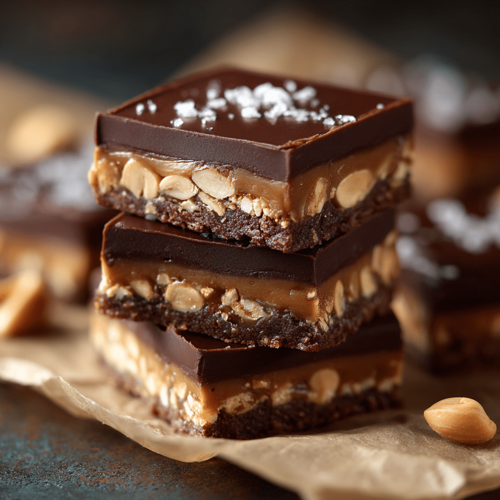No-Bake Chocolate Peanut Bars Recipe - Recipe Image