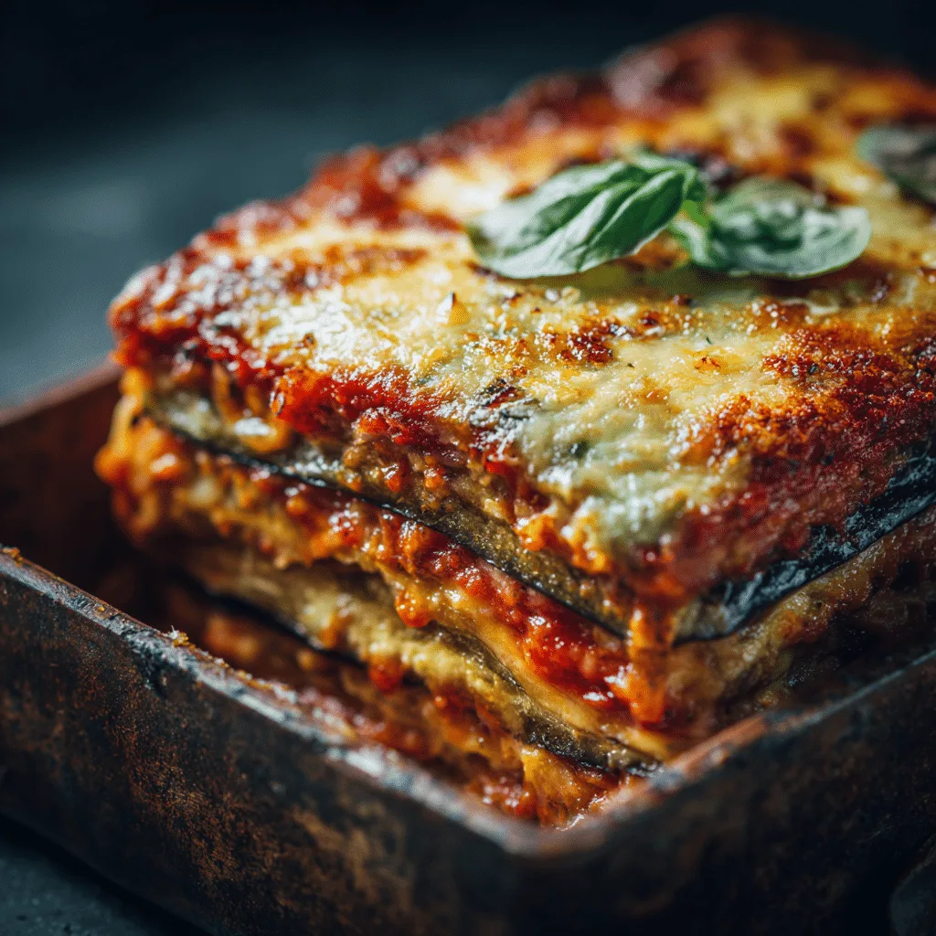 Baked Eggplant Parmesan Recipe - Recipe Image