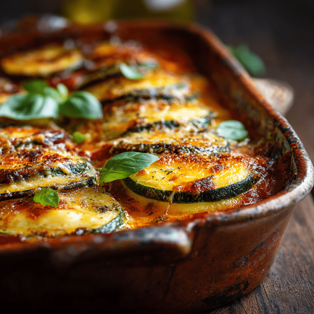 Baked Zucchini Parmesan Recipe - Recipe Image