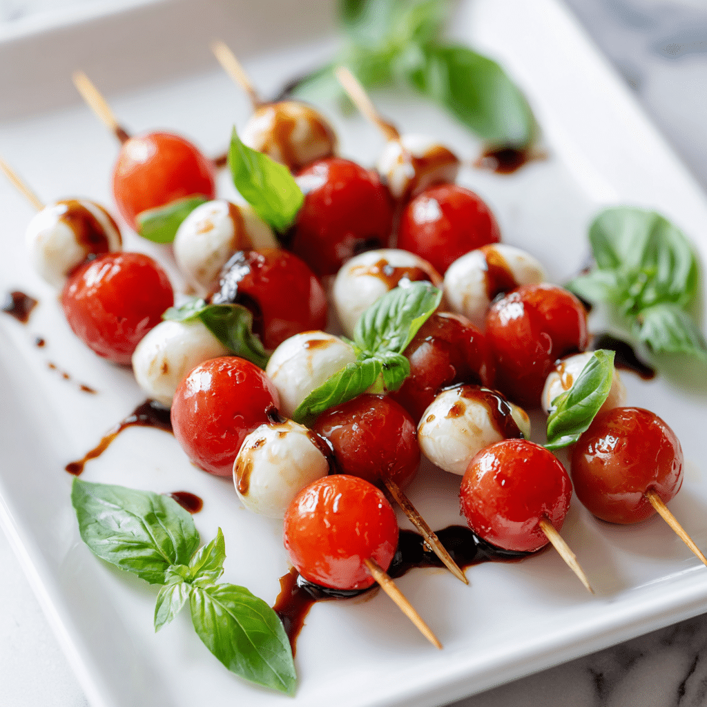 Caprese Salad Skewers Recipe - Recipe Image