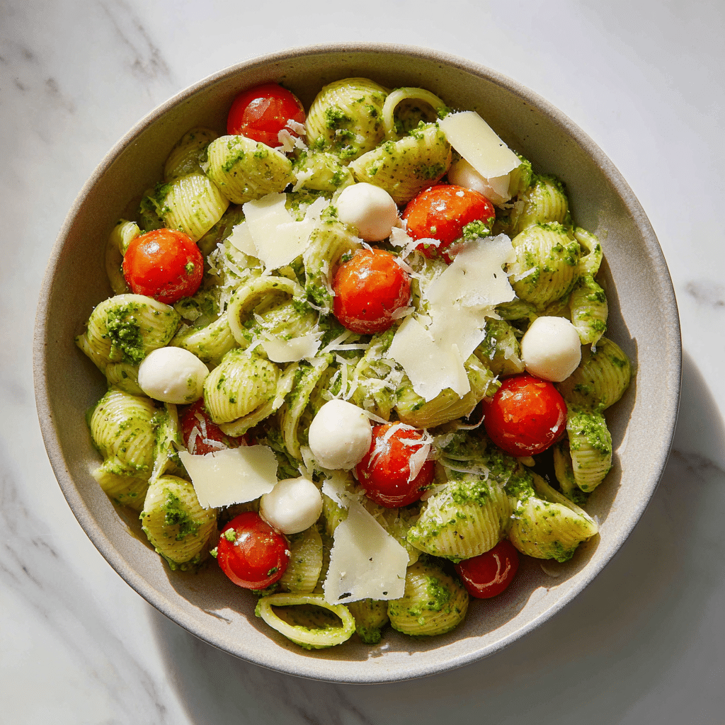 Pesto Pasta Salad Recipe - Recipe Image
