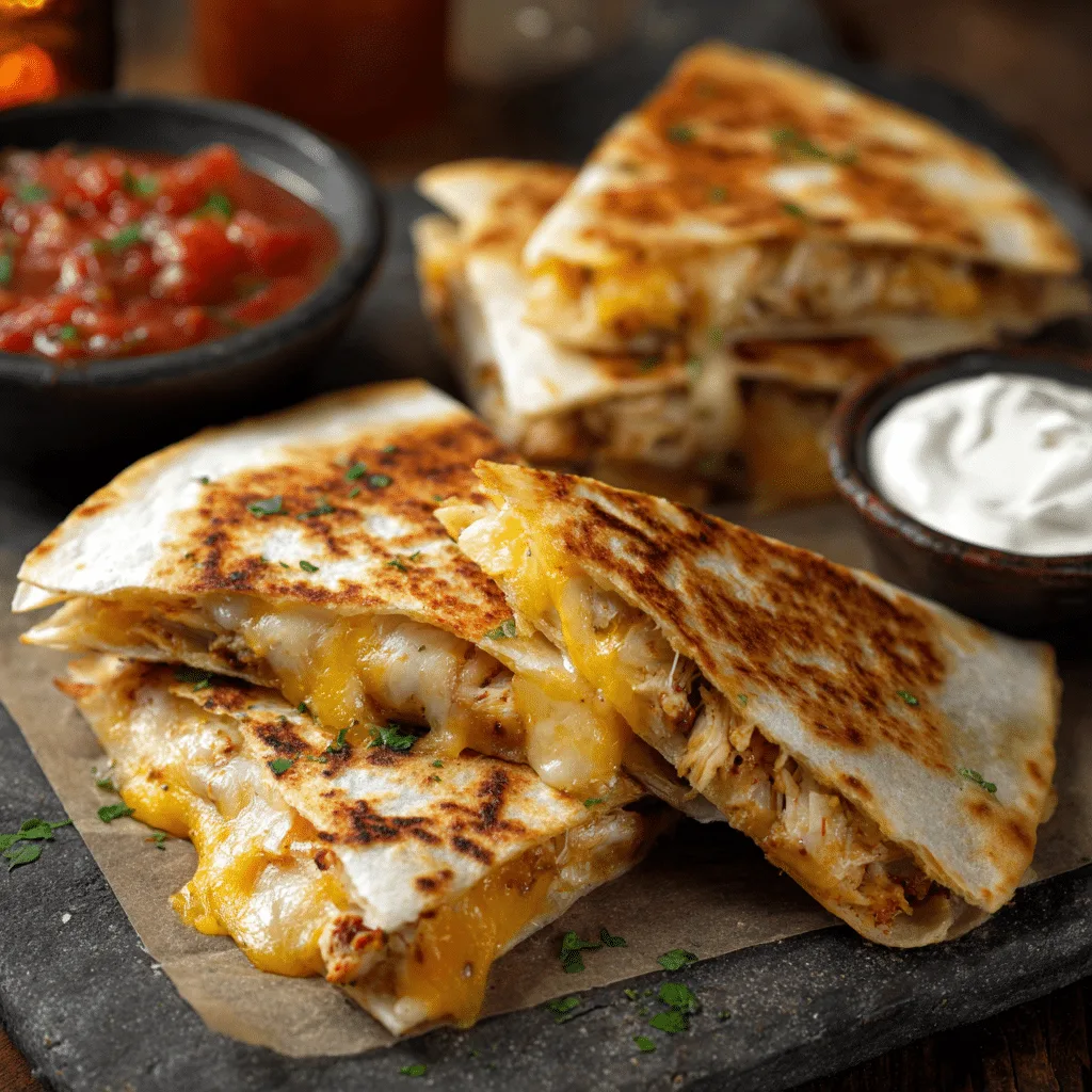 Mini Chicken Quesadillas Recipe - Recipe Image