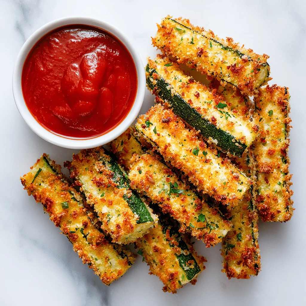 Zucchini Parmesan Fries Recipe - Recipe Image