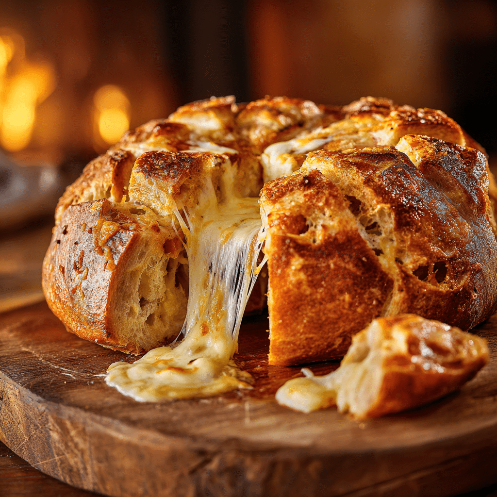 Cheesy Garlic Pull-Apart Bread Recipe - Recipe Image