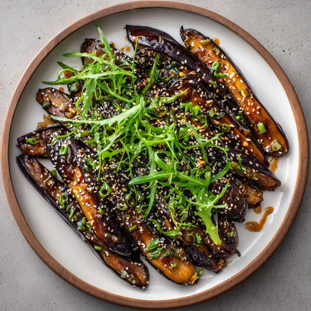 Miso-Glazed Eggplant with Sesame & Scallion Recipe - Recipe Image