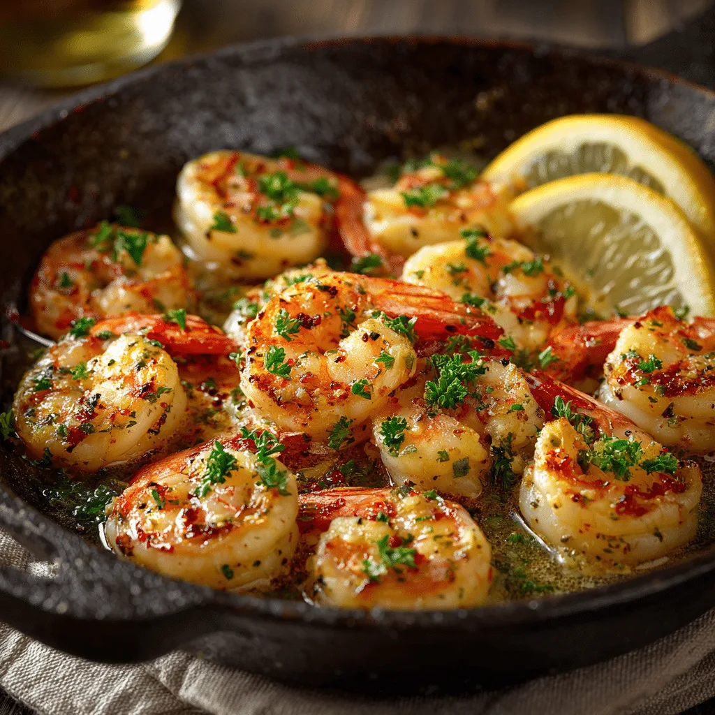 Garlic Butter Shrimp Skillet Recipe - Recipe Image