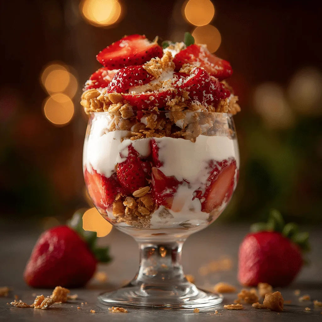 Strawberry Yogurt Parfait Recipe - Recipe Image
