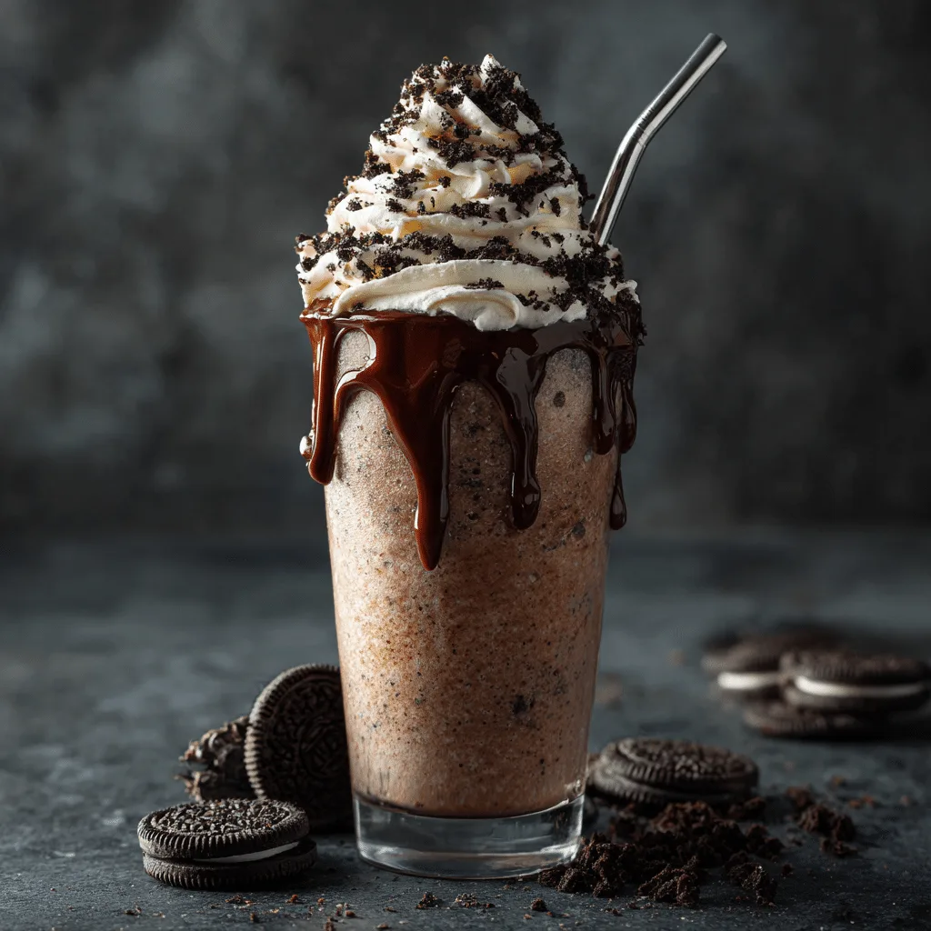 Creamy Oreo Milkshake Recipe - Recipe Image