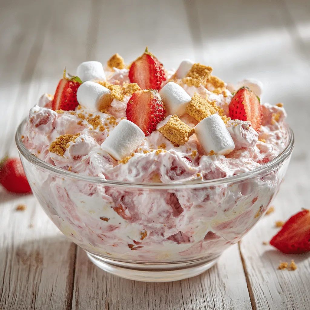 Strawberry Shortcake Fluff Salad Recipe - Recipe Image