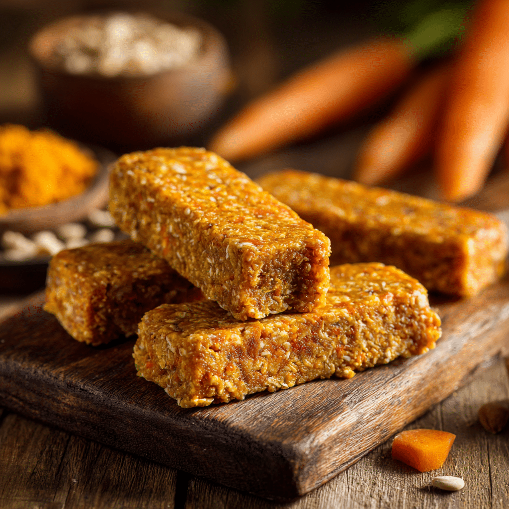 Carrot Mango Energy Bars: Orange Power Bites Recipe - Recipe Image