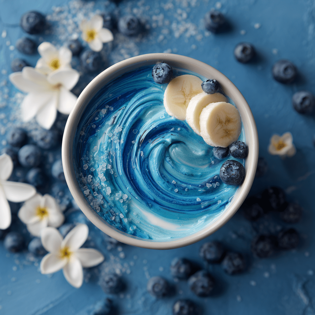 Blue Spirulina Banana Nice Cream: Ocean Vibes Recipe - Recipe Image