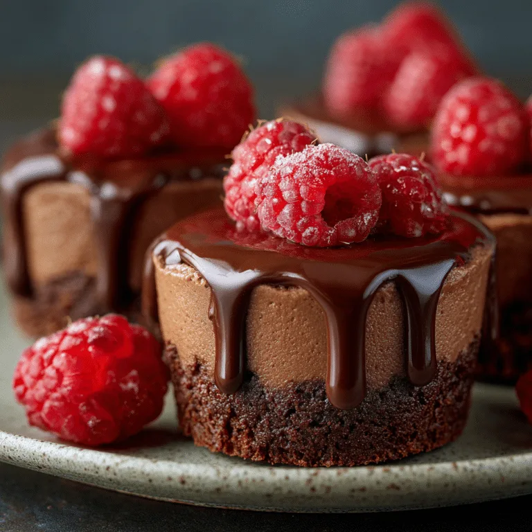 Chocolate Raspberry Drip Cups Recipe