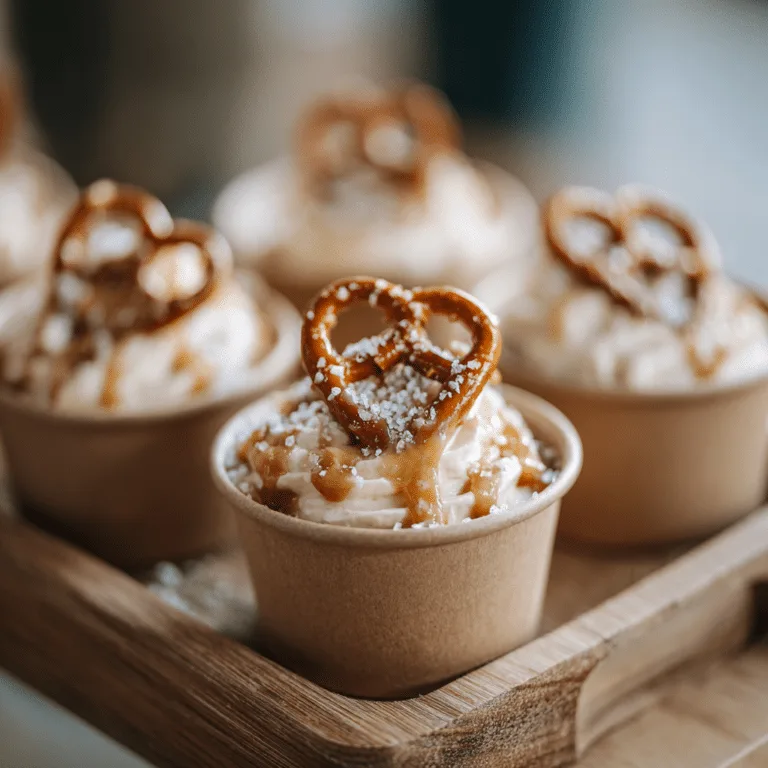Salted Caramel Pretzel Cups Recipe
