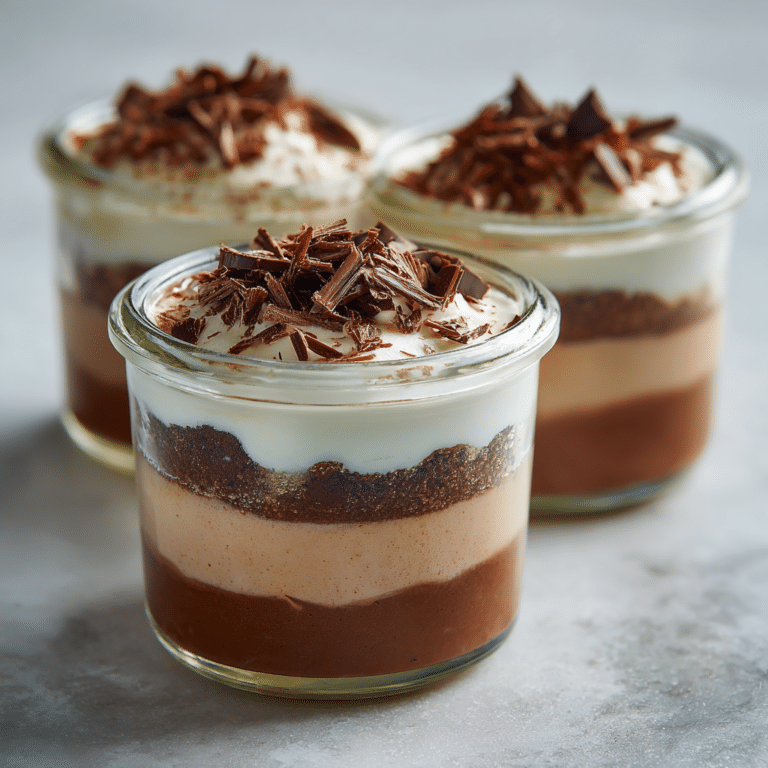 Mocha Cream Layer Cups Recipe