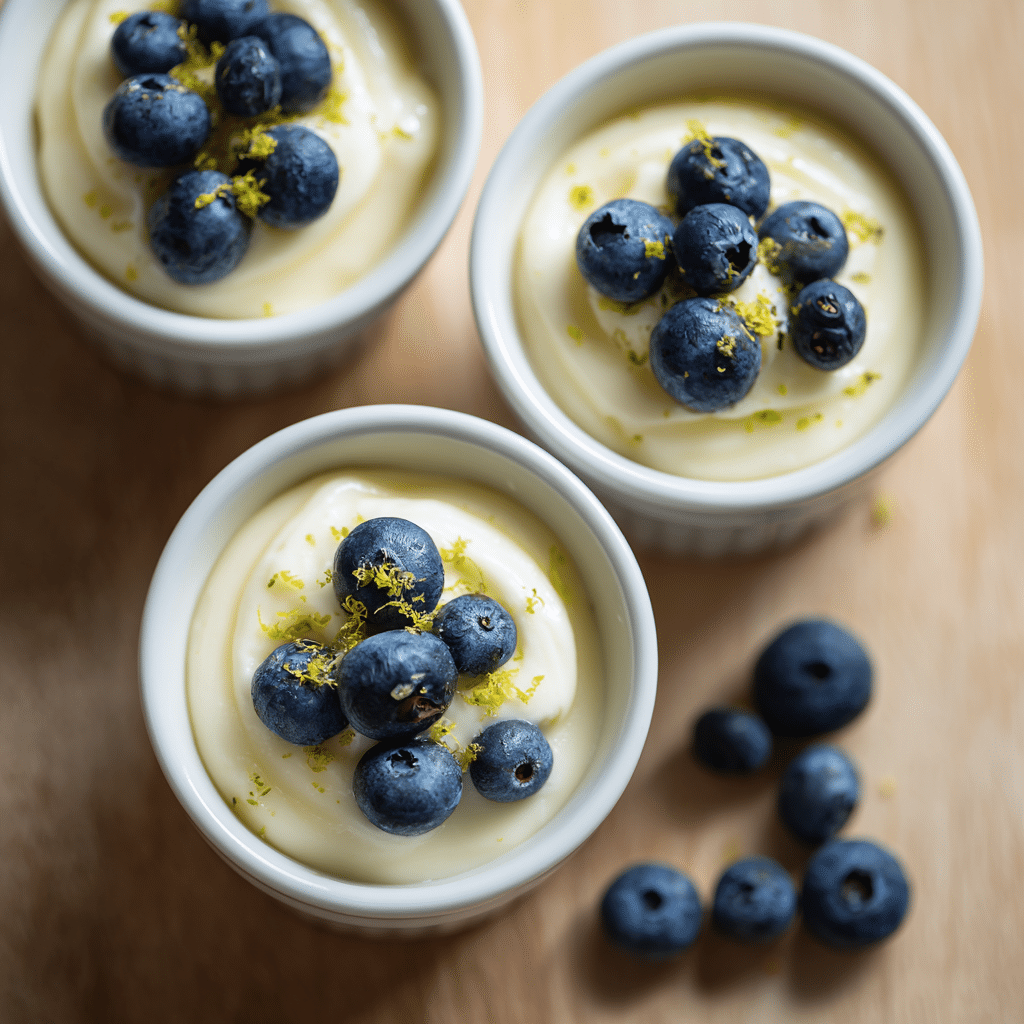 Lemon Blueberry Cream Cups Recipe