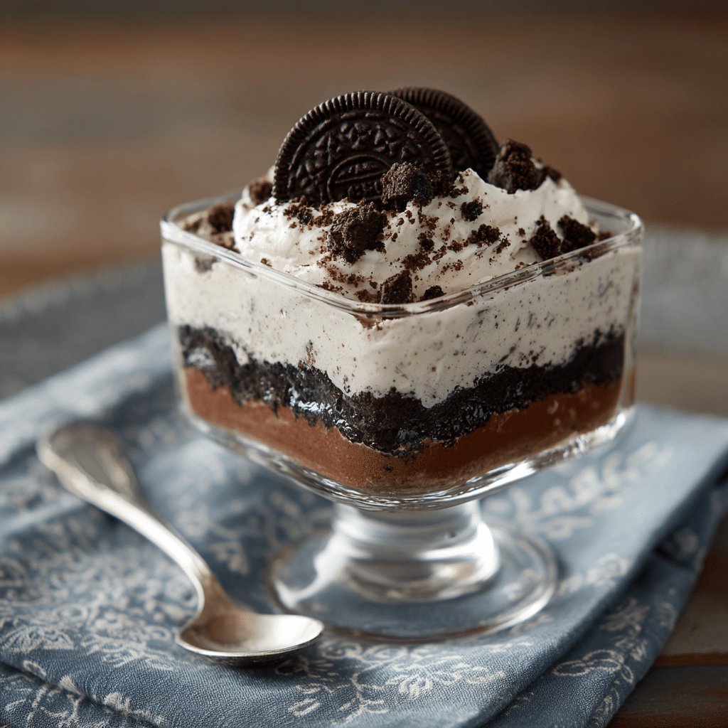 Cookies & Cream Layered Dessert Recipe