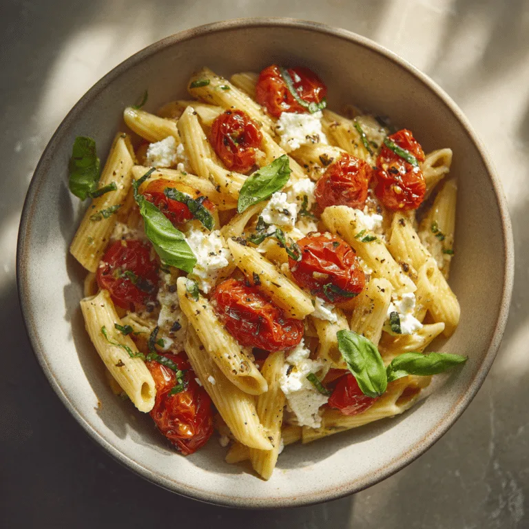 Baked Feta Pasta Recipe