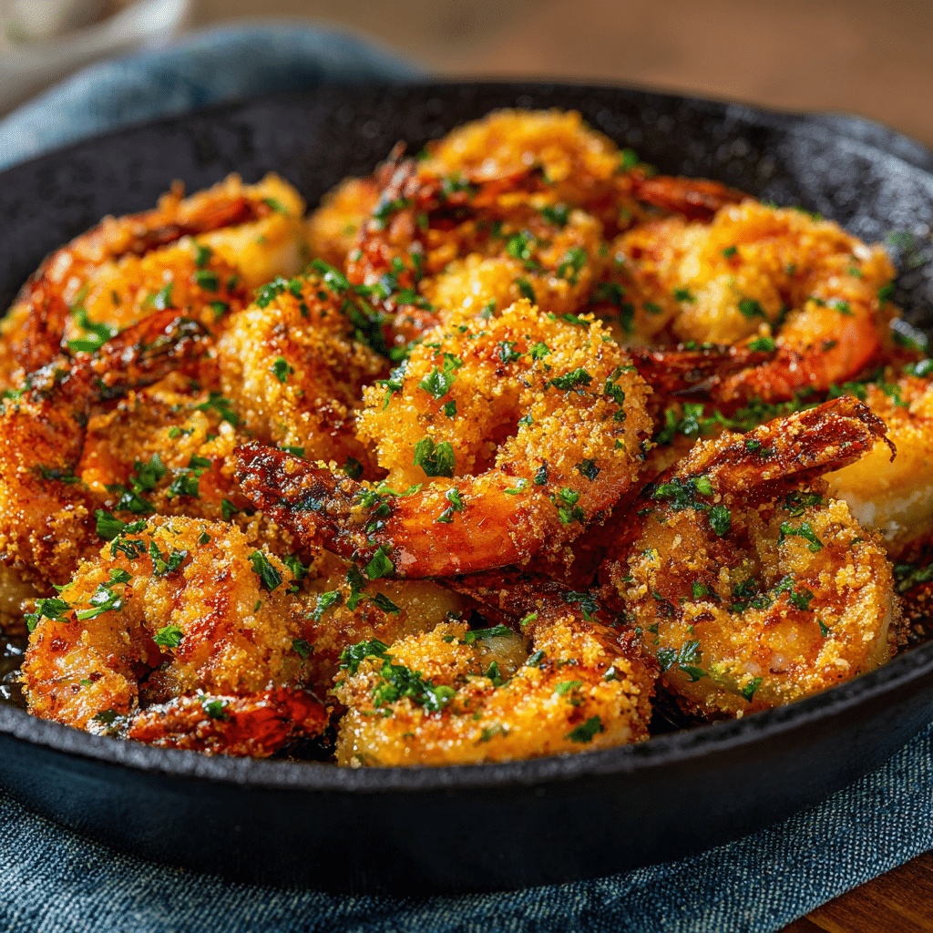 Crispy Garlic Butter Shrimp Recipe - Recipe Image