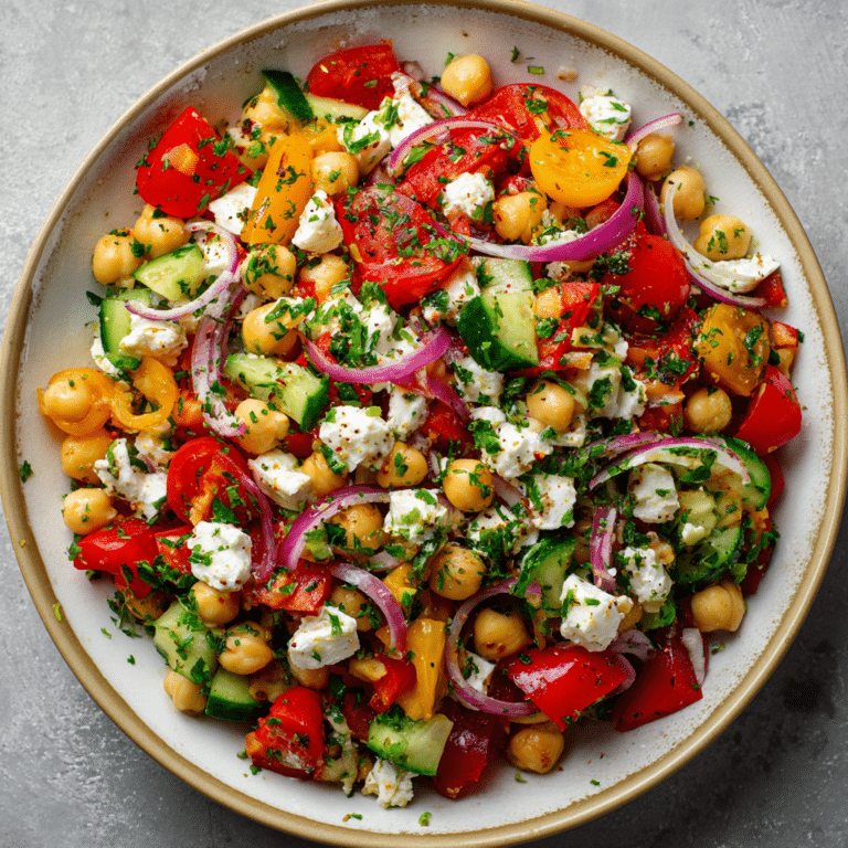 Mediterranean Chickpea Salad Recipe