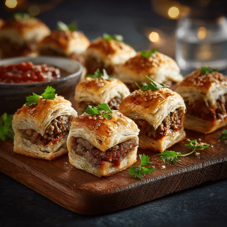 Mini Sausage Rolls Recipe