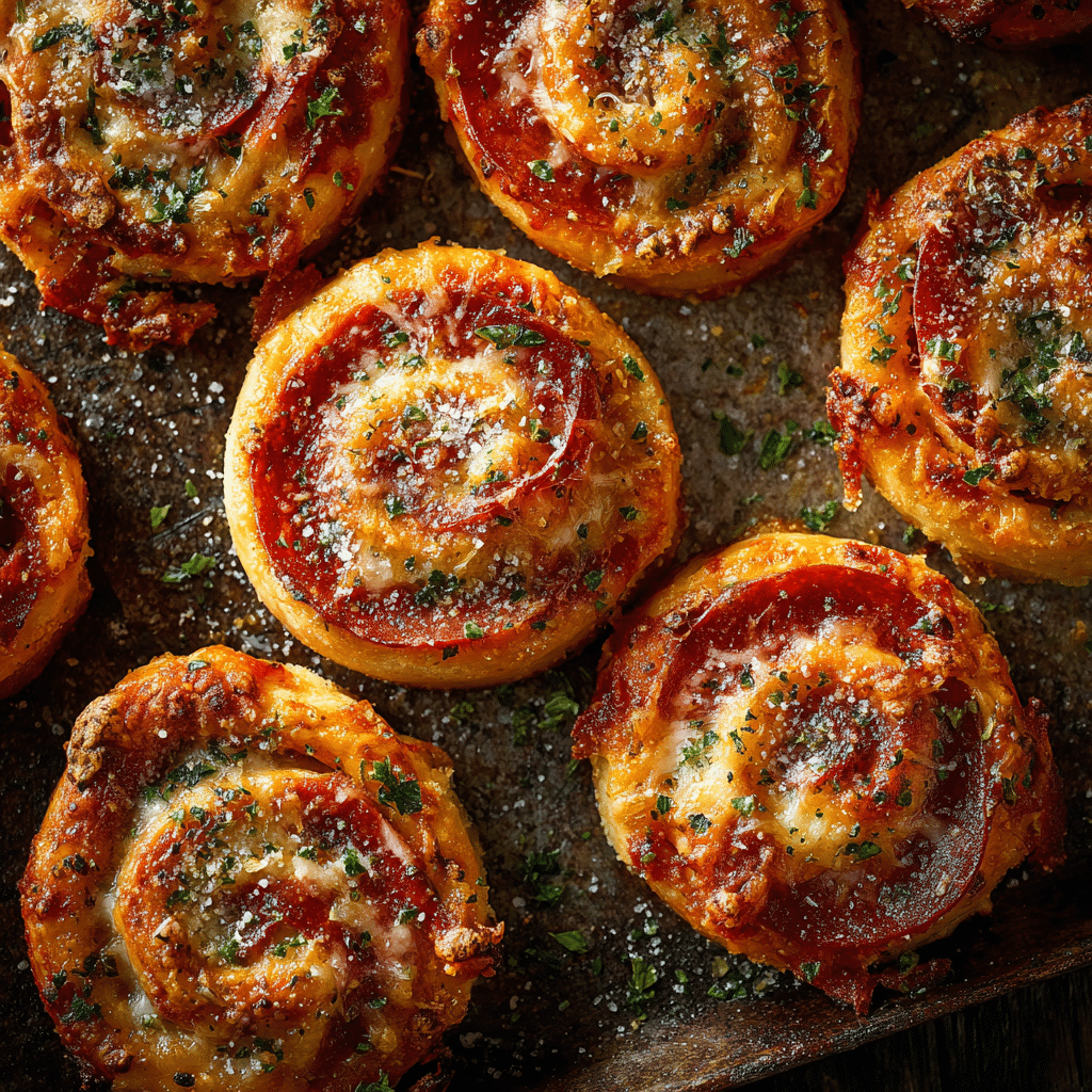 Mini Pizza Pinwheels Recipe - Recipe Image