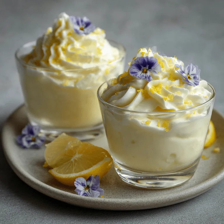 Lemon Cream Cups Recipe