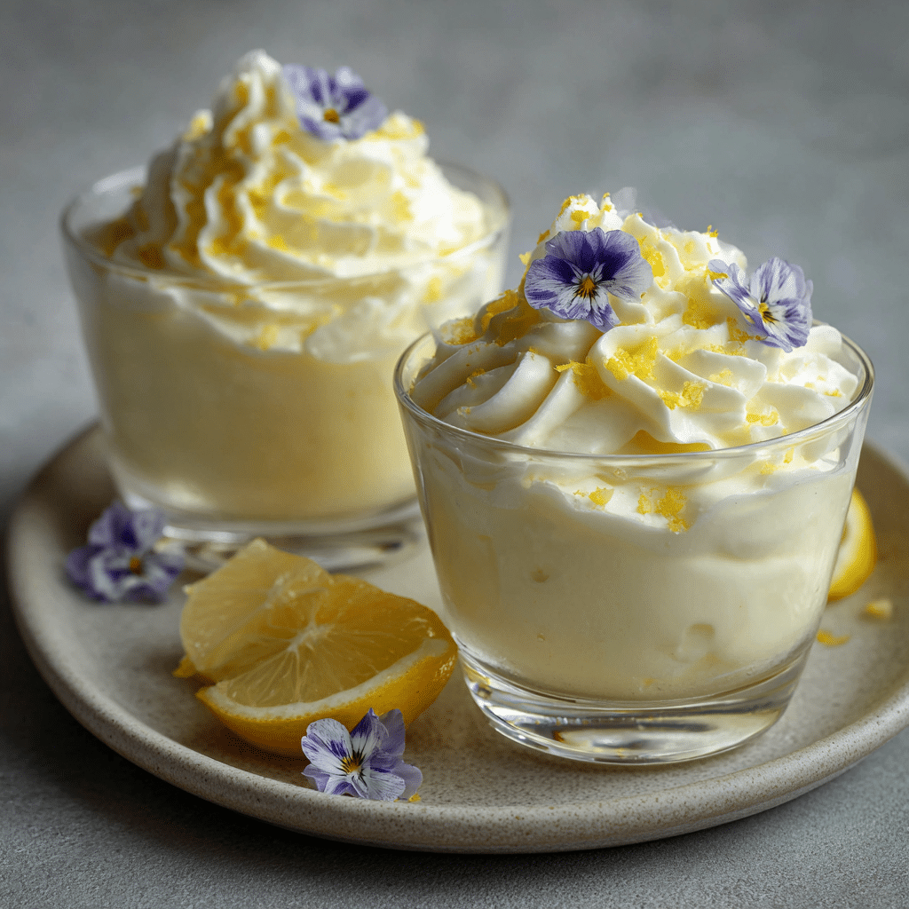 Lemon Cream Cups Recipe