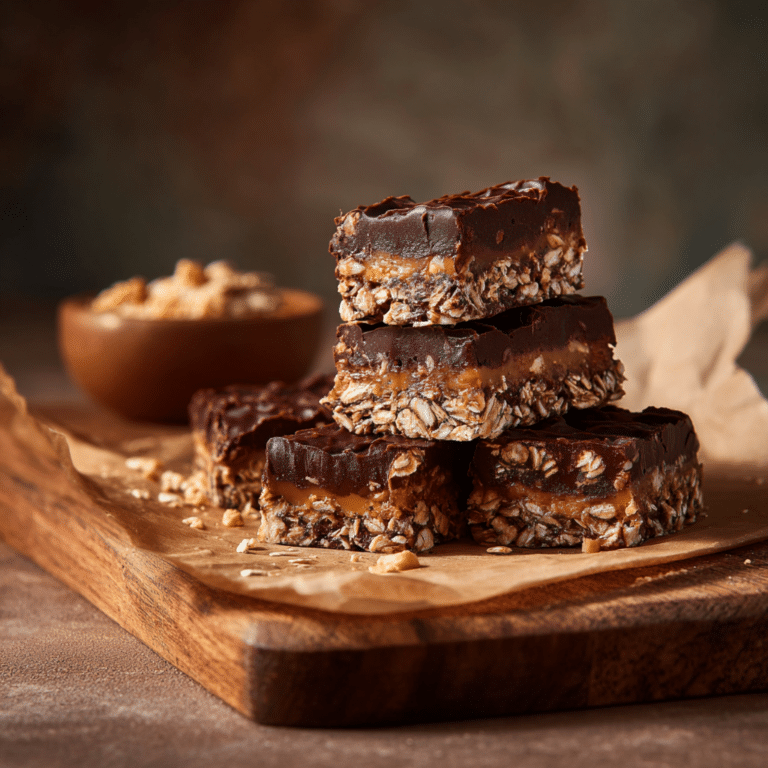No-Bake Chocolate Oat Bars Recipe