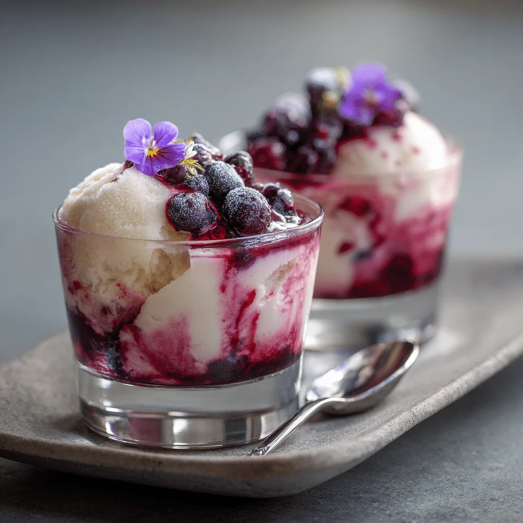 Frozen Yogurt Berry Cups Recipe
