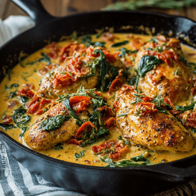 Creamy Tuscan Chicken Recipe