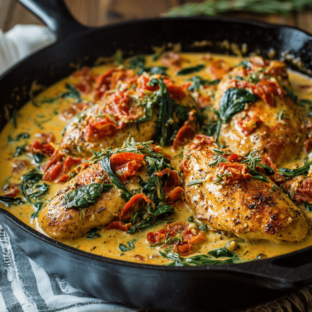 Creamy Tuscan Chicken Recipe